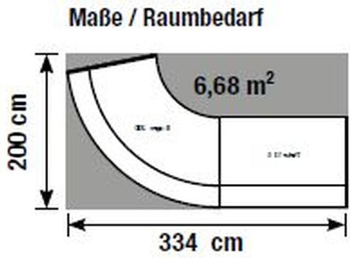 Immagine prodotto Kerkmann Banco reception BARI antracite, bianco 334,0 x 182,5 x 112,0 cm