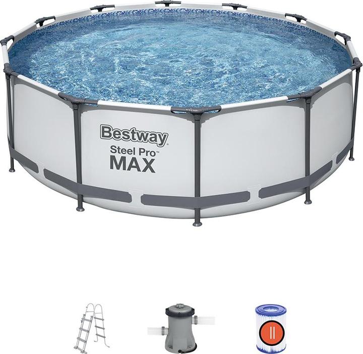 Actual product image Bestway Steel Pro Max Pool 366x100cm (Ø 366 x 100 cm)