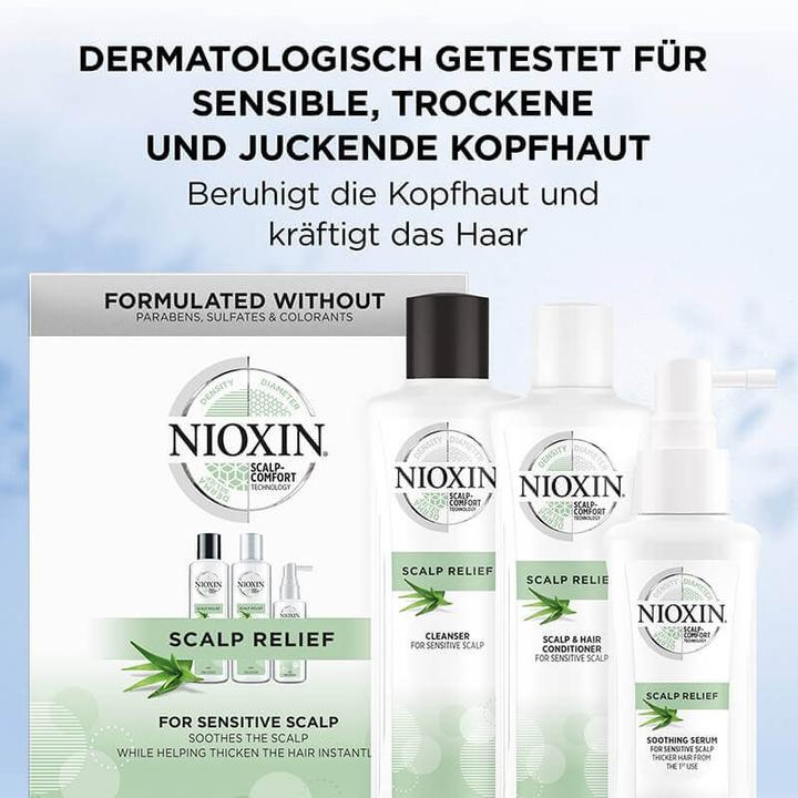 Actual product image Nioxin Scalp Relief 3-Step System Hair Kit (500 ml)