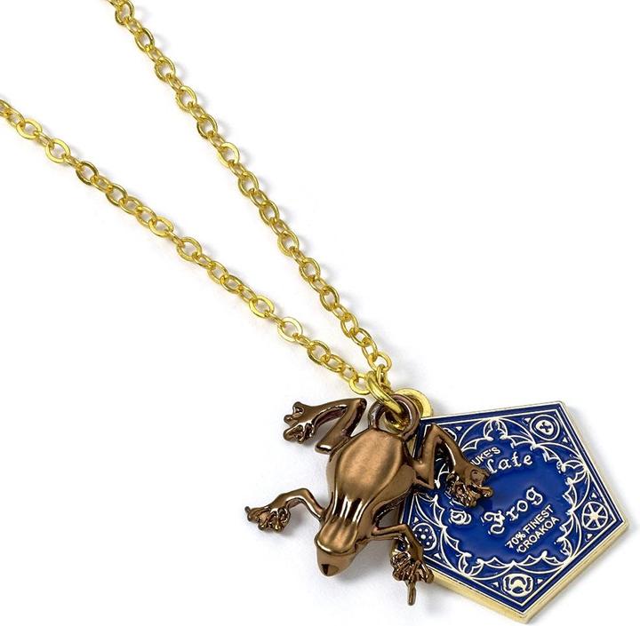 Immagine prodotto Collana con rana di cioccolato e ciondolo in metallo (100% metallo)