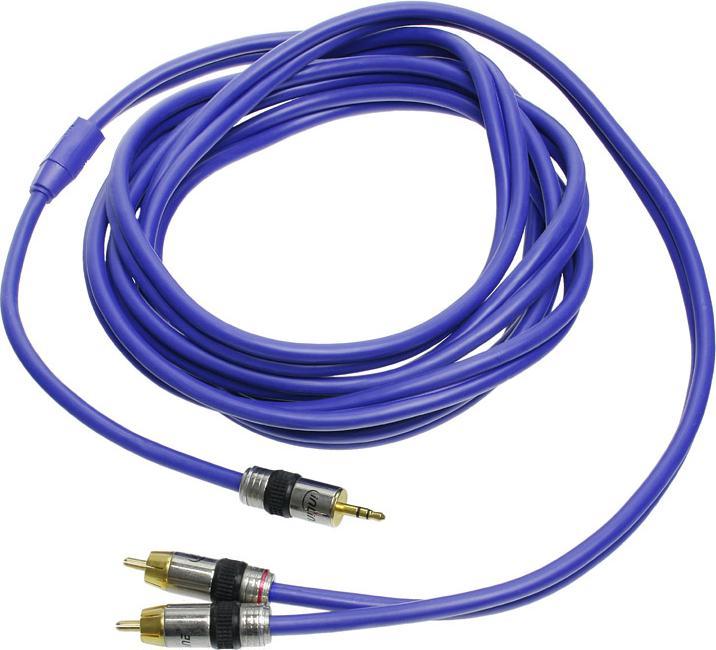 Produktbild InLine Cinch/Klinke Kabel, 2x Cinch St an 3,5mm Klinke (3 m, Cinch, 3.5mm Klinke (AUX))
