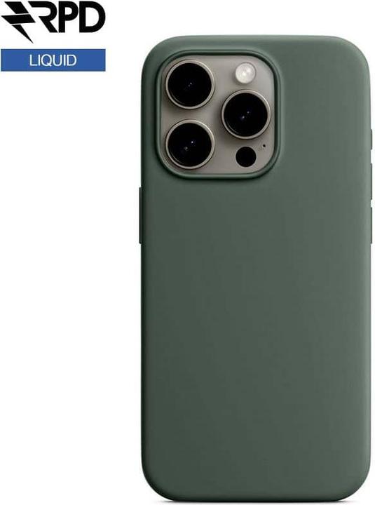 Produktbild RPD iPhone 15 Pro Max - Silicone Case Cypress green, Liquid (Magsafe-Version) (Apple iPhone 15 Pro Max)