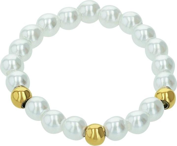 Produktbild Amor Ringe für Damen, Edelstahl, Glasperle | Herz (One Size)