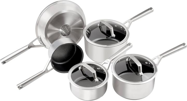Image du produit Ninja NIA Set de casseroles et poêles 5t.Z.ES (24 cm, Ensemble de casseroles et de poêles de cuisson, Acier inoxydable)