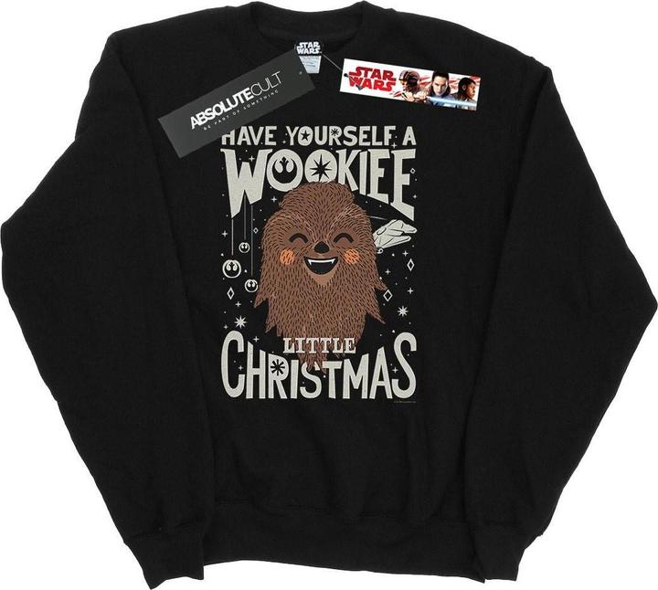 Actual product image Star Wars Mens Wookiee Little Christmas Sweatshirt (XXL)