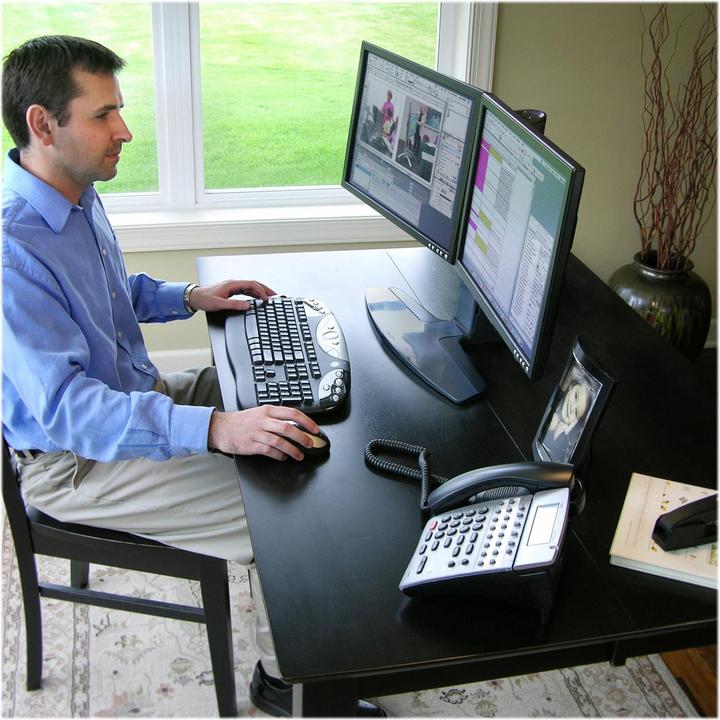 Actual product image Ergotron Neo-Flex monitor stand (Table, 24")