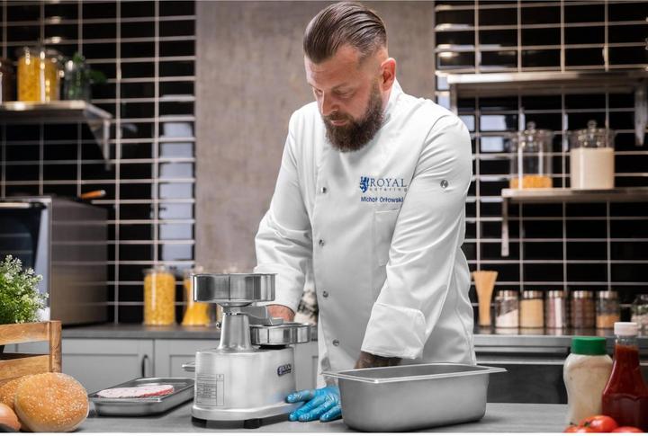 Produktbild Royal Catering Hamburger Maschine Hamburgerpresse Burgerpresse Pattymaker Edelstahl 150 mm