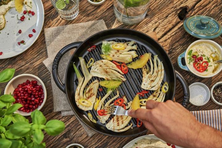 Immagine prodotto Staub Padella della griglia (26 cm, Padella grill, Ghisa)