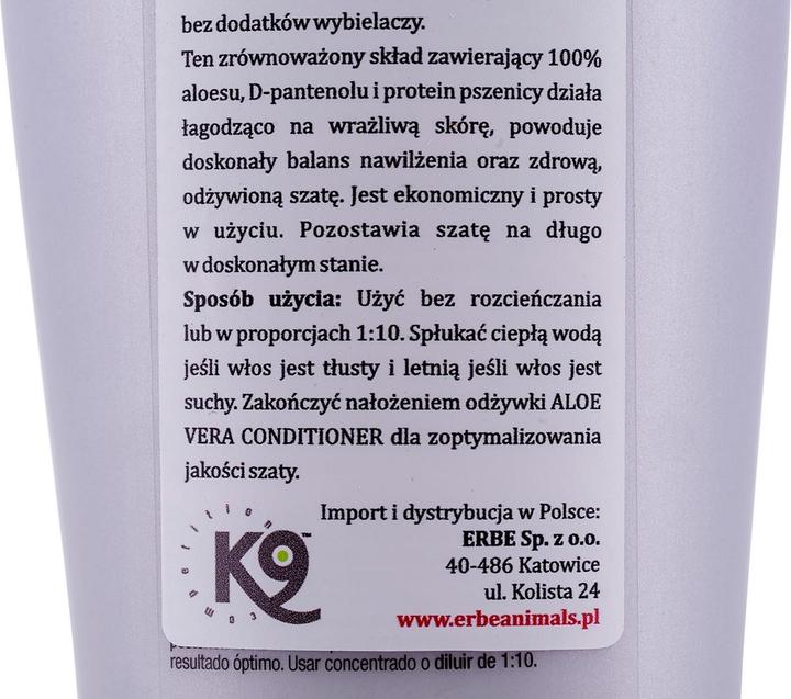Produktbild K9 Shampoo Whiteness 300Ml Aloe Vera - (718.0530) (Hund, Katze, Nager, 300 ml)