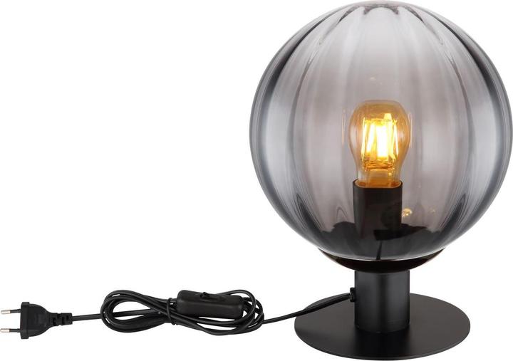 Immagine prodotto Globo Lampada Da Tavolo In Metallo Nero Opaco, 1xe27 (E27)