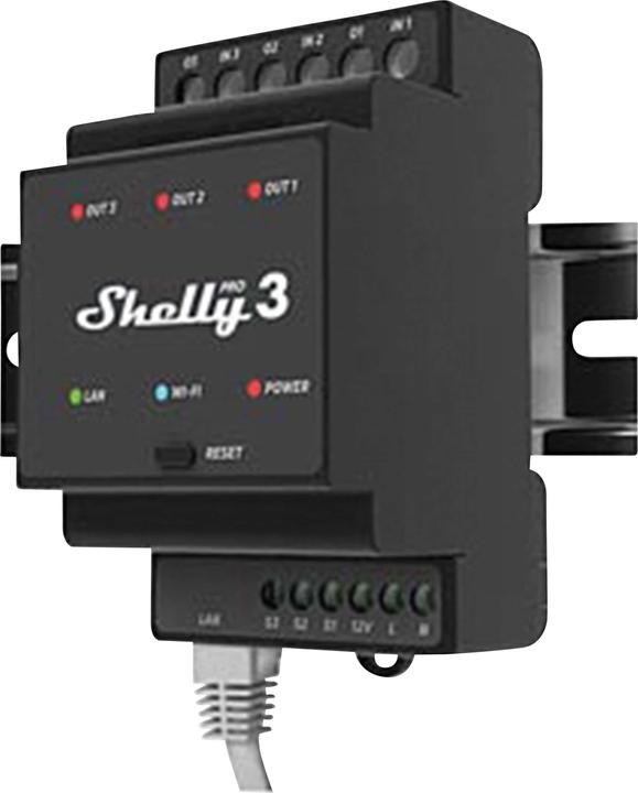 Produktbild Shelly Pro 3 (Schaltaktor)
