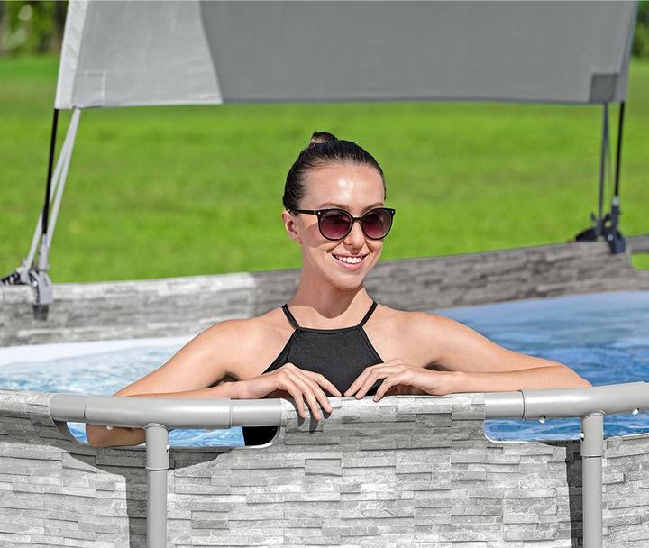 Actual product image Bestway Above Ground Pool Canopy Sunshade 2.11-3.44 m