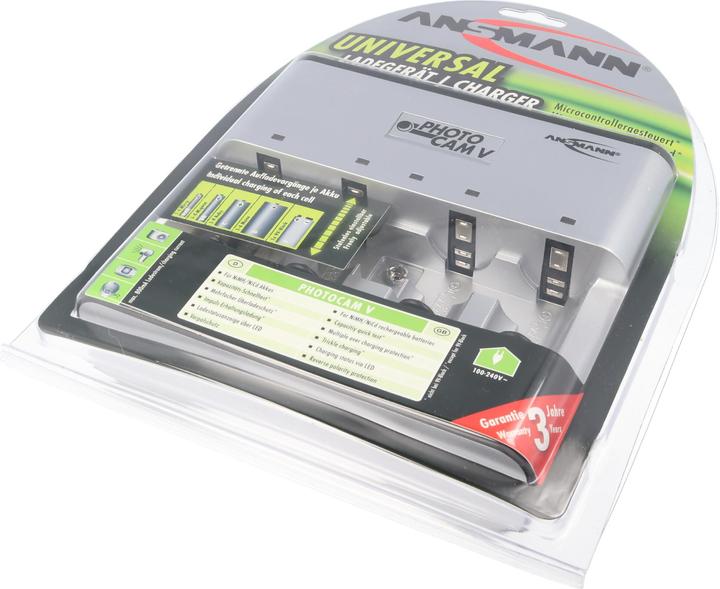 Actual product image Ansmann Photocam V (1 pcs., R14, AAAA, 9V Block, Chargers without battery)