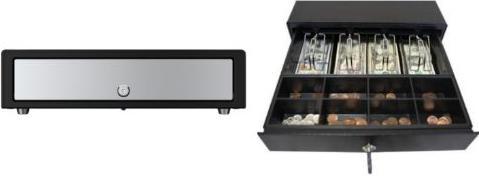 Produktbild Star Micronics CD4-1416BKSS48 - Cash Drawer, Black, Stainless Steel, 350mm