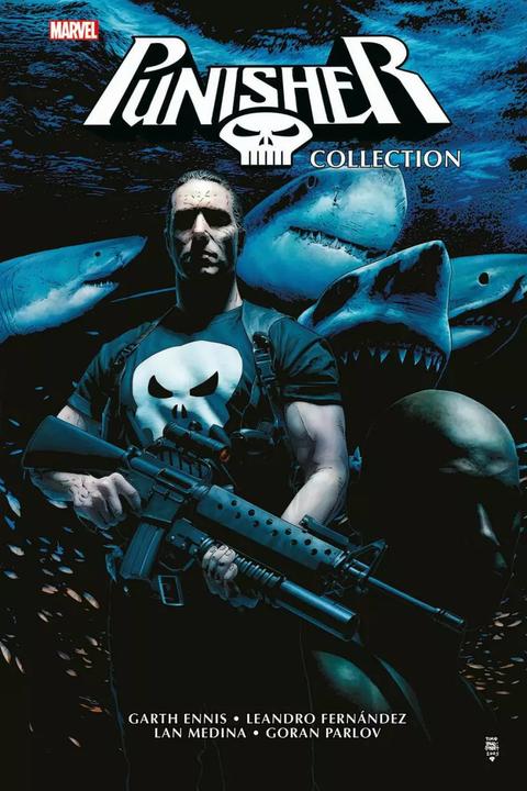Actual product image Panini Punisher Collection von Garth Ennis (German, Lewis Larosa, John Severin, Leandro Fernadez, Richard Corben, Lan Medina, Uwe Anton, Florian Breitsameter, Howard Chaykin, Goran Parlov, Garth Ennis, 2023)