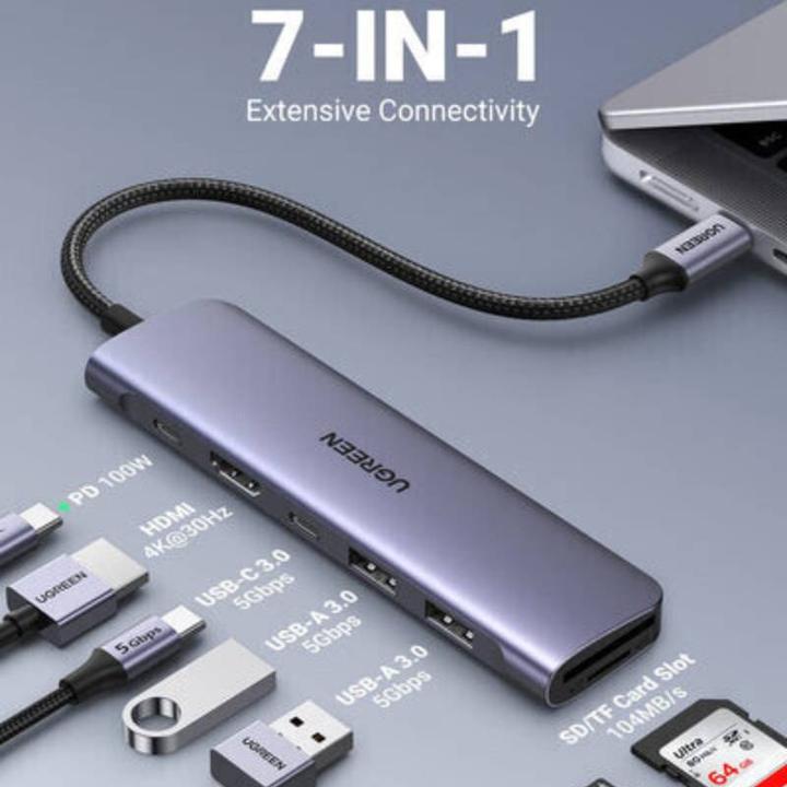 Productafbeelding Ugreen CM195 (USB-C, 6 Havens)