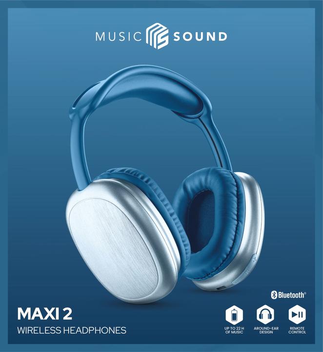 Image du produit Music Sound Écouteurs MAXI2 (pas de réduction du bruit, 22 h, Sans fil)