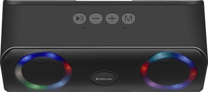 Image du produit Defender HAUT-PARLEUR BEATBOX 20 BLUETOOTH 20W LIGHT/BT/MIC/FM/USB/TF (5 h, Fonctionnement sur piles)