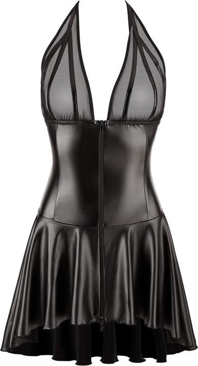 Actual product image Noir Handmade Wetlook-Dress with Powernet (XL)