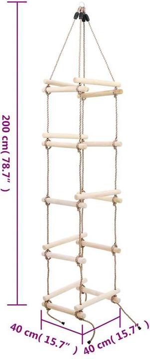 Actual product image VidaXL Rope ladder