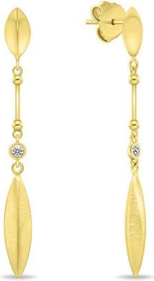 Produktbild Brilio Silver - Stylish long silver earrings EA1037W