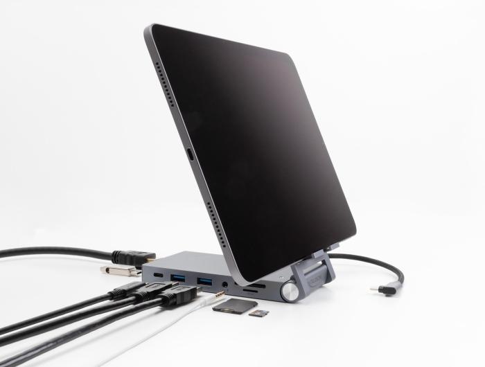 Image du produit Delock Station d'accueil pour tablettes et ordinateurs portables 4K avec (USB-C, 1 Ports)
