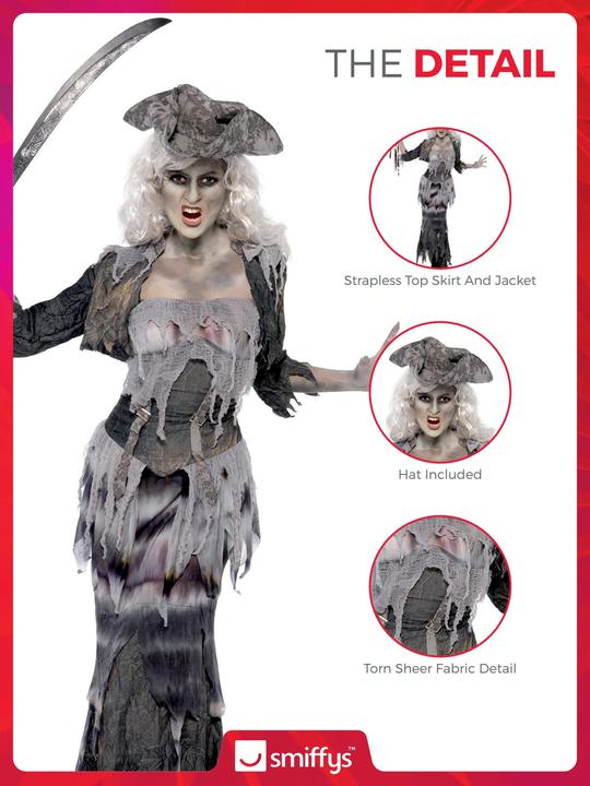 Image du produit Smiffys Vaisseau fantôme Ghoulina (M)