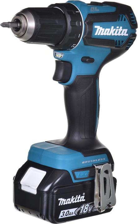 Actual product image Makita Screwdriver-drill DDF485RF3J 18V 50Nm 3x3,0Ah MAKPAC (Rechargeable battery operated)