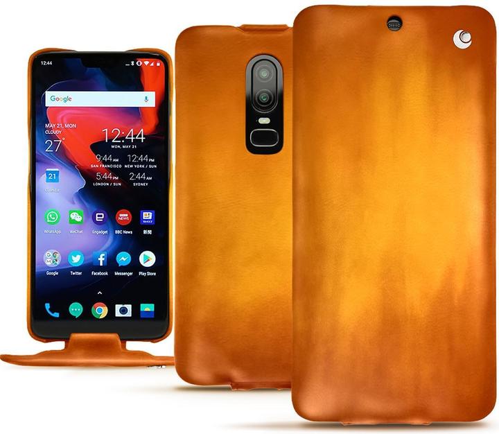 Produktbild Noreve Lederschutzhülle vertikal (OnePlus 6)