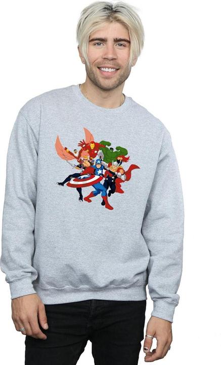 Image du produit - Sweat AVENGERS ASSEMBLE COMIC TEAM - Homme (S)