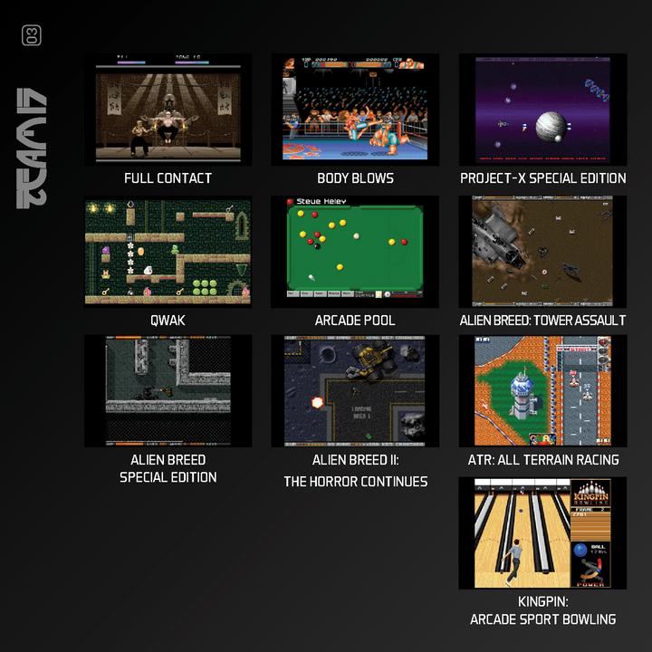 Image du produit Blaze Evercade Team 17 Amiga Collection 1