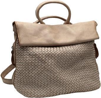 Immagine prodotto Only-Bags.Store Zaino e borsa a tracolla in pelle intrecciata Soft Totes