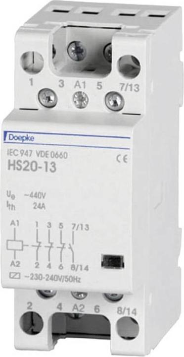 Produktbild Doepke Inst.Schütz HS25-40/230V 4S 25A 230V HS25-40/230V