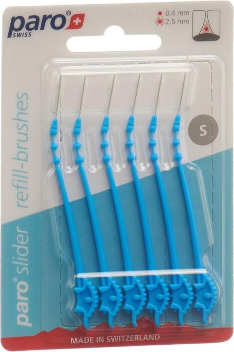 Produktbild Paro slider refill-brushes S (6 x, 2.50 mm)