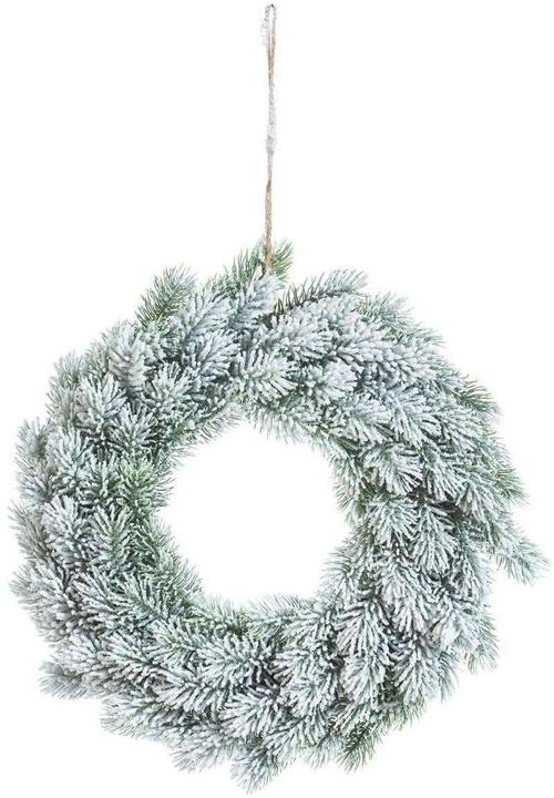 Produktbild Chalet Adventskranz 40 cm, beschneit (40 x 40 x 40 cm)