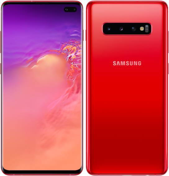 Produktbild Samsung Galaxy S10+ (128 GB, Cardinal Red, 6.40", Hybrid Dual SIM, 16 Mpx, 4G)
