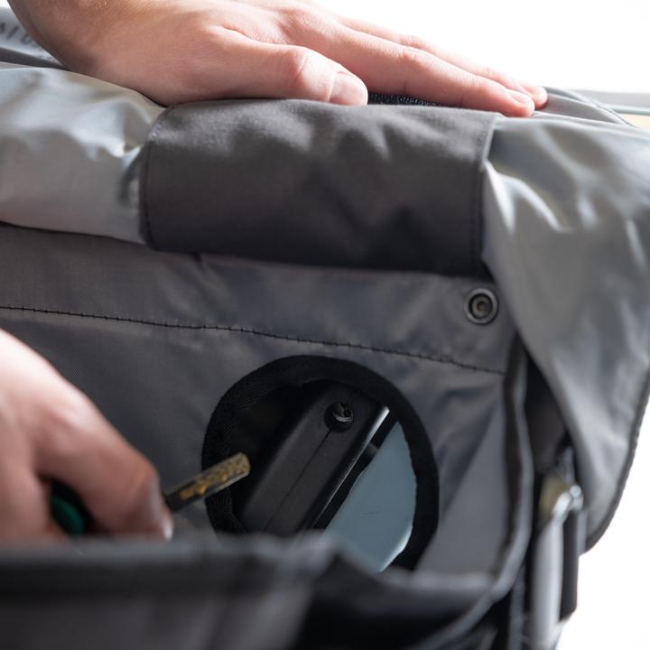 Immagine prodotto Decathlon Doppel-Fahrradtasche Longtail (100 l, Borsa portapacchi)