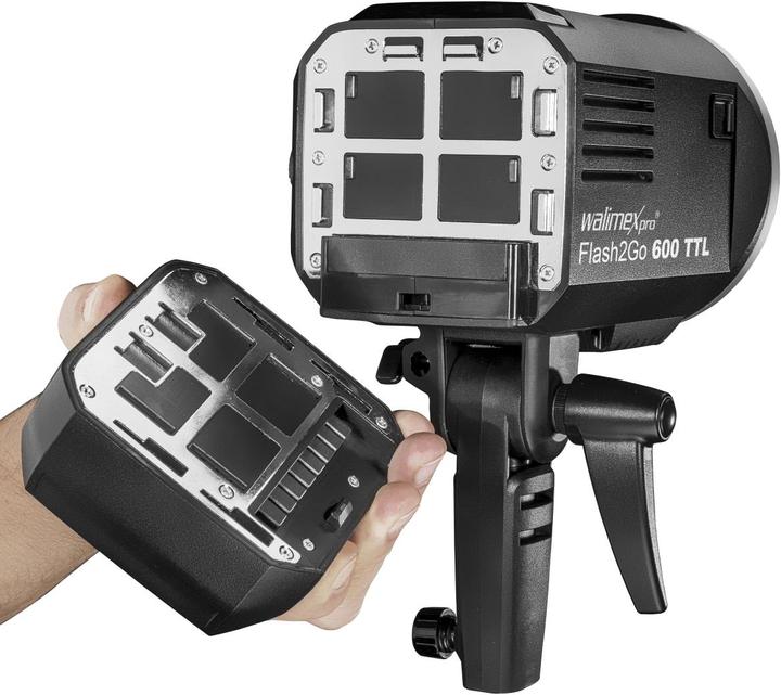 Actual product image Walimex pro pro studio battery flash Flash2Go 600 TTL (600 W, Flash head)