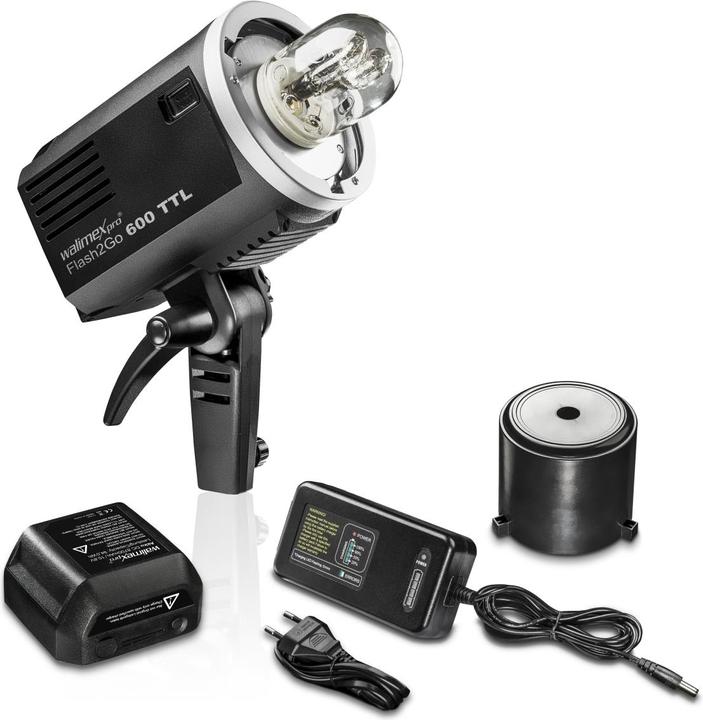Actual product image Walimex pro pro studio battery flash Flash2Go 600 TTL (600 W, Flash head)