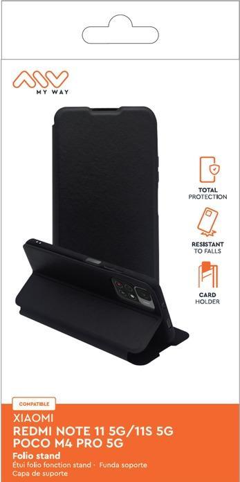 Immagine prodotto My Way Myway Folio Stand Xiaomi Redmi Note 11 5g (Xiaomi Poco M4 Pro 5G, Xiaomi Redmi Note 11 5G, Xiaomi Redmi Note 11S 5G)