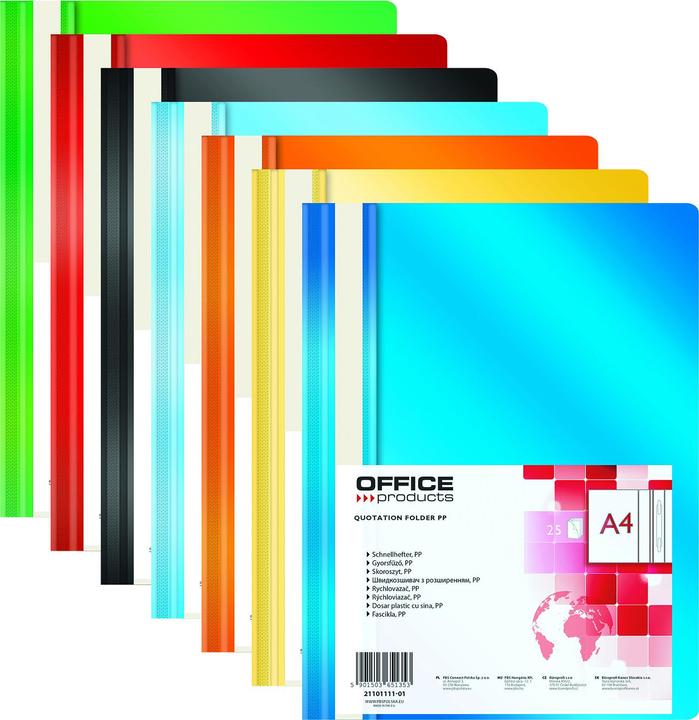 Produktbild Office Products Reportmappe, pp, a4, weich, 100/170 mikron, orange