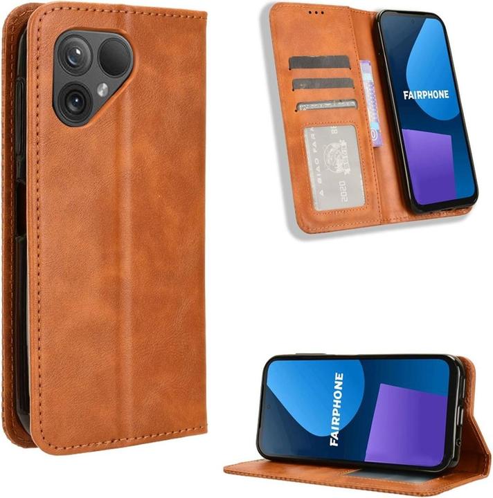Produktbild Amazon Hülle für Fairphone 5 Schutz Handy Case Cover Klapp Tasche Wallet Etuis Bumper