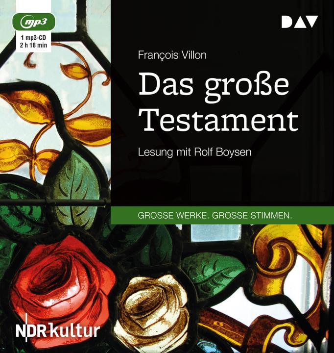 Produktbild Das grosse Testament (Francois Villon, Deutsch)