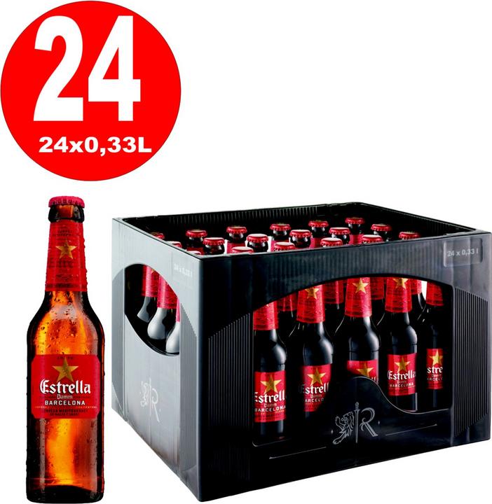 Actual product image S.A. Damm Estrella (6 x 33 cl)