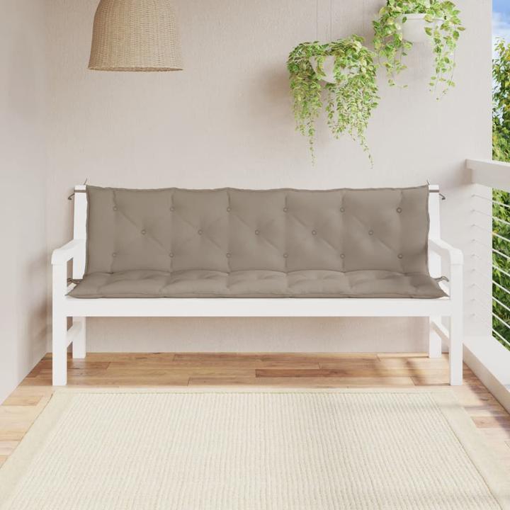 Image du produit VidaXL Coussins de banc de jardin 2 pcs. O x tissu ford (180 x 50 x 7 cm)