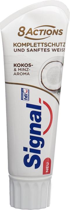 Produktbild Signal Zahnpasta 8 Actions Kokos & Minze (75 ml)