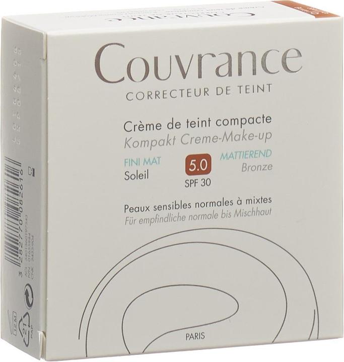 Actual product image Avène Couvrance compact mat bronze 5.0 (5.0 Tawny)