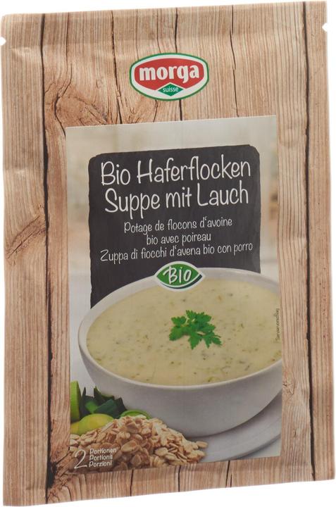Immagine prodotto Morga Zuppa di fiocchi d'avena con porro biologico (111 ml)