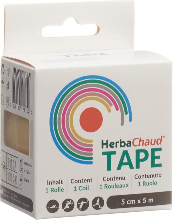 Produktbild HerbaChaud Tape 5cmx5m gelb (5 m)