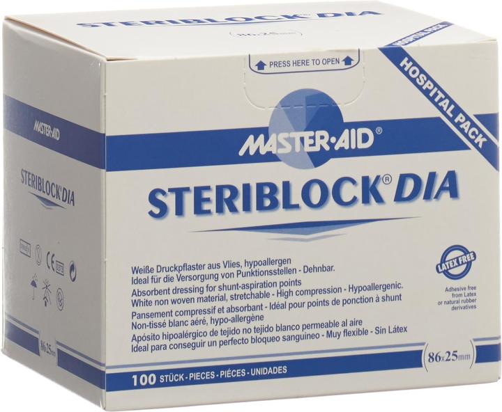 Image du produit Master Aid Pansement non-tissé 86x25mm stérile (100 x)